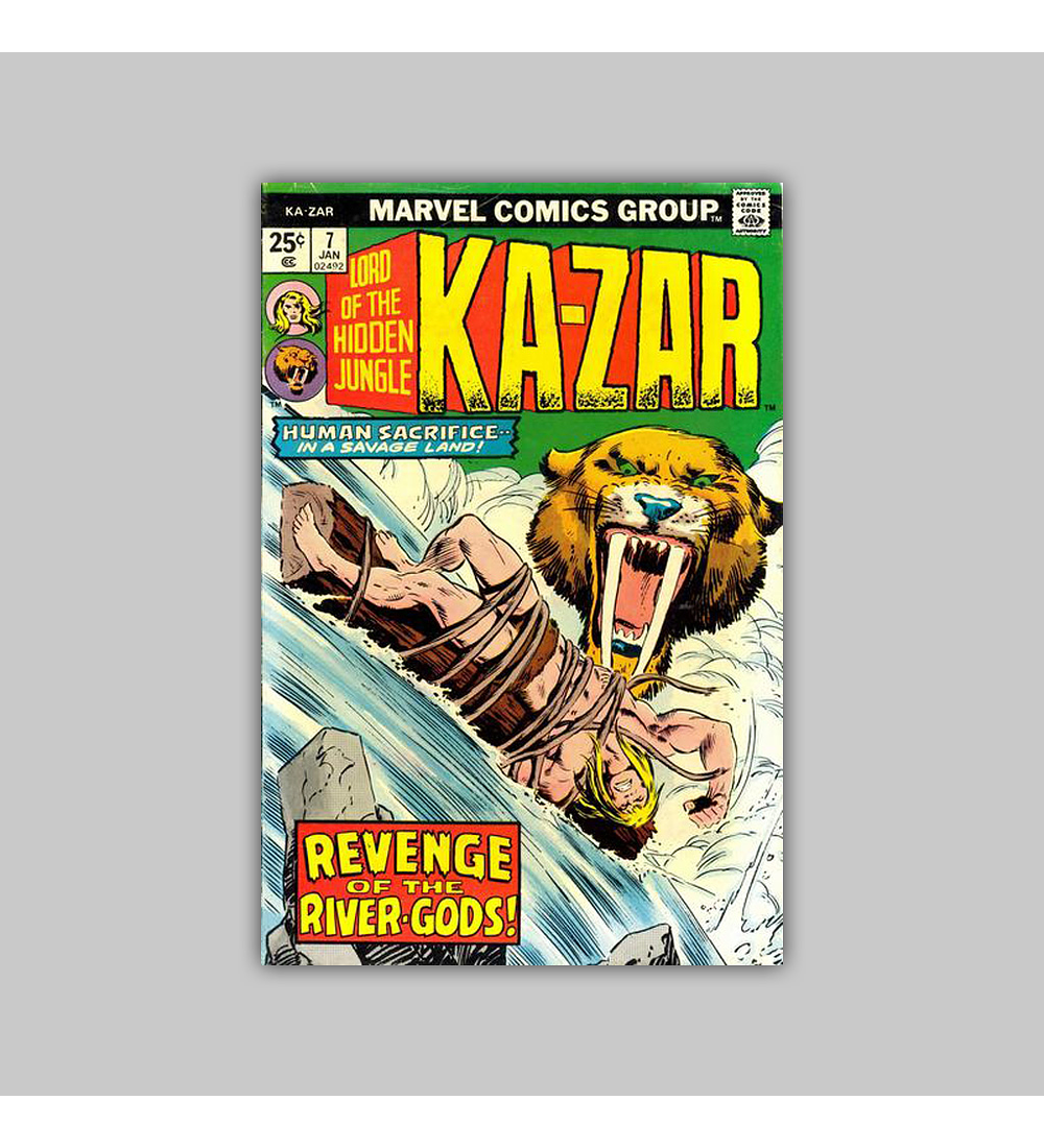 Ka-Zar 7 VF (8.0) 1975