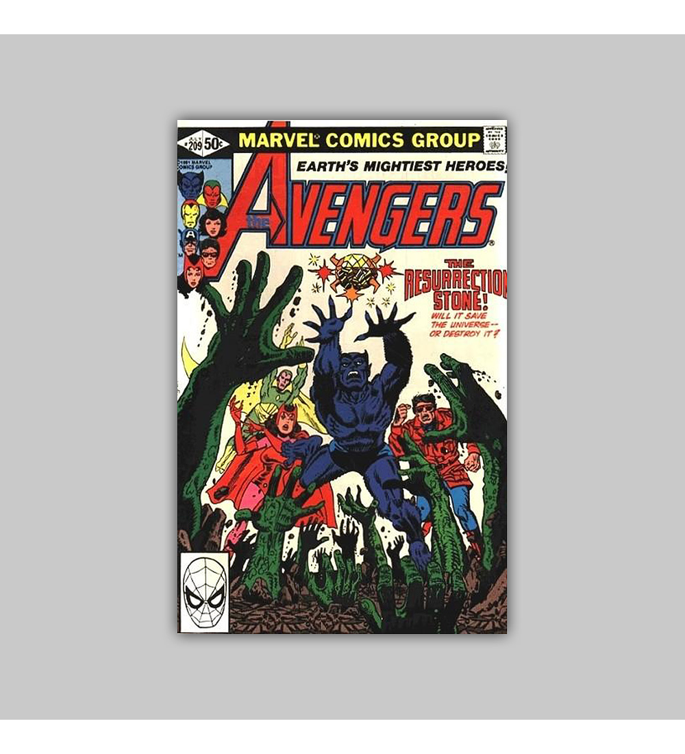 Avengers 209 1981
