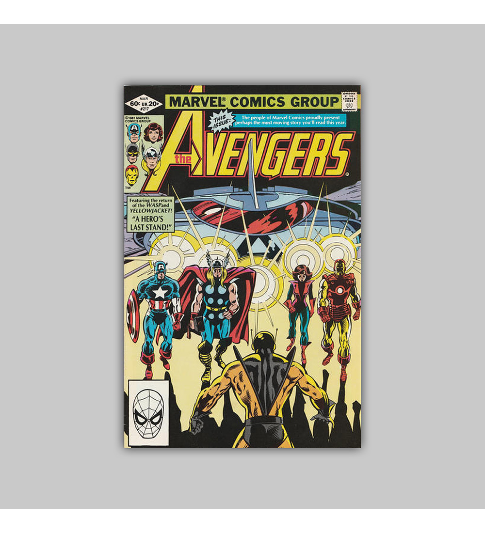 Avengers 217 1982