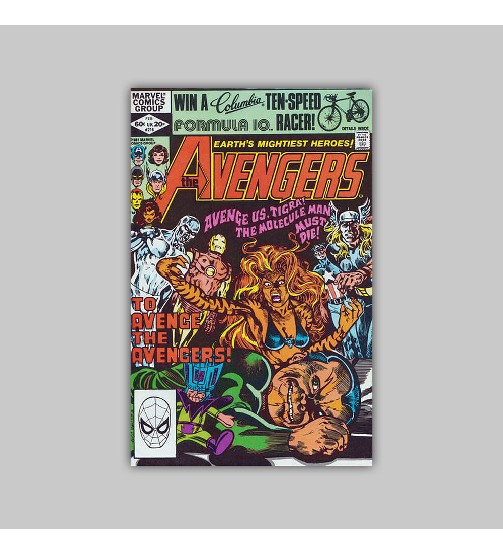 Avengers 216 1982