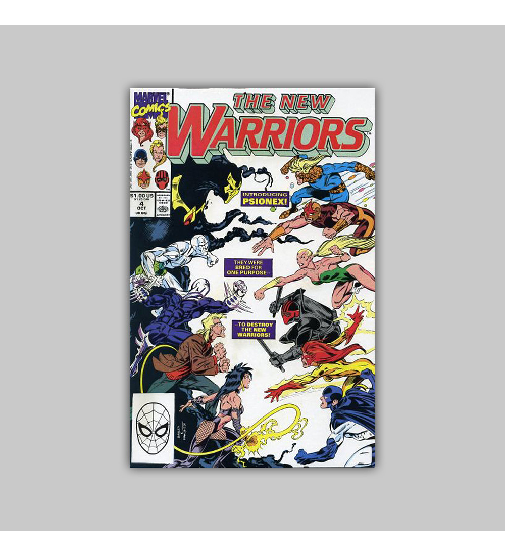 New Warriors 4 VF/NM (9.0) 1990