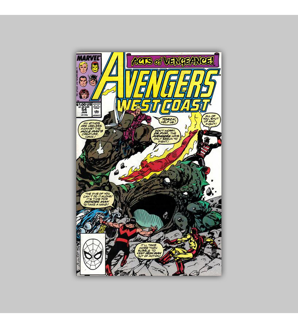 Avengers West Coast 54 1990