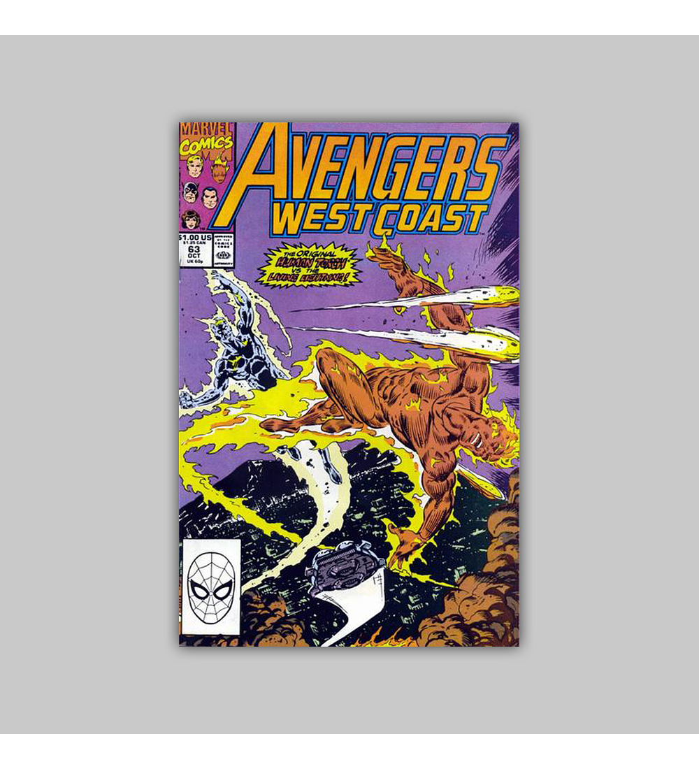 Avengers West Coast 63 1990