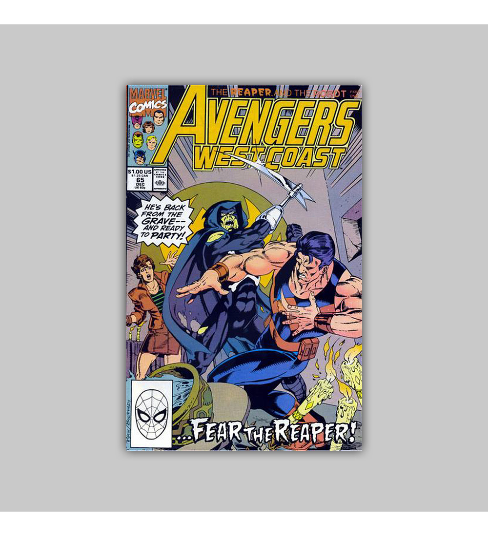 Avengers West Coast 65 1990