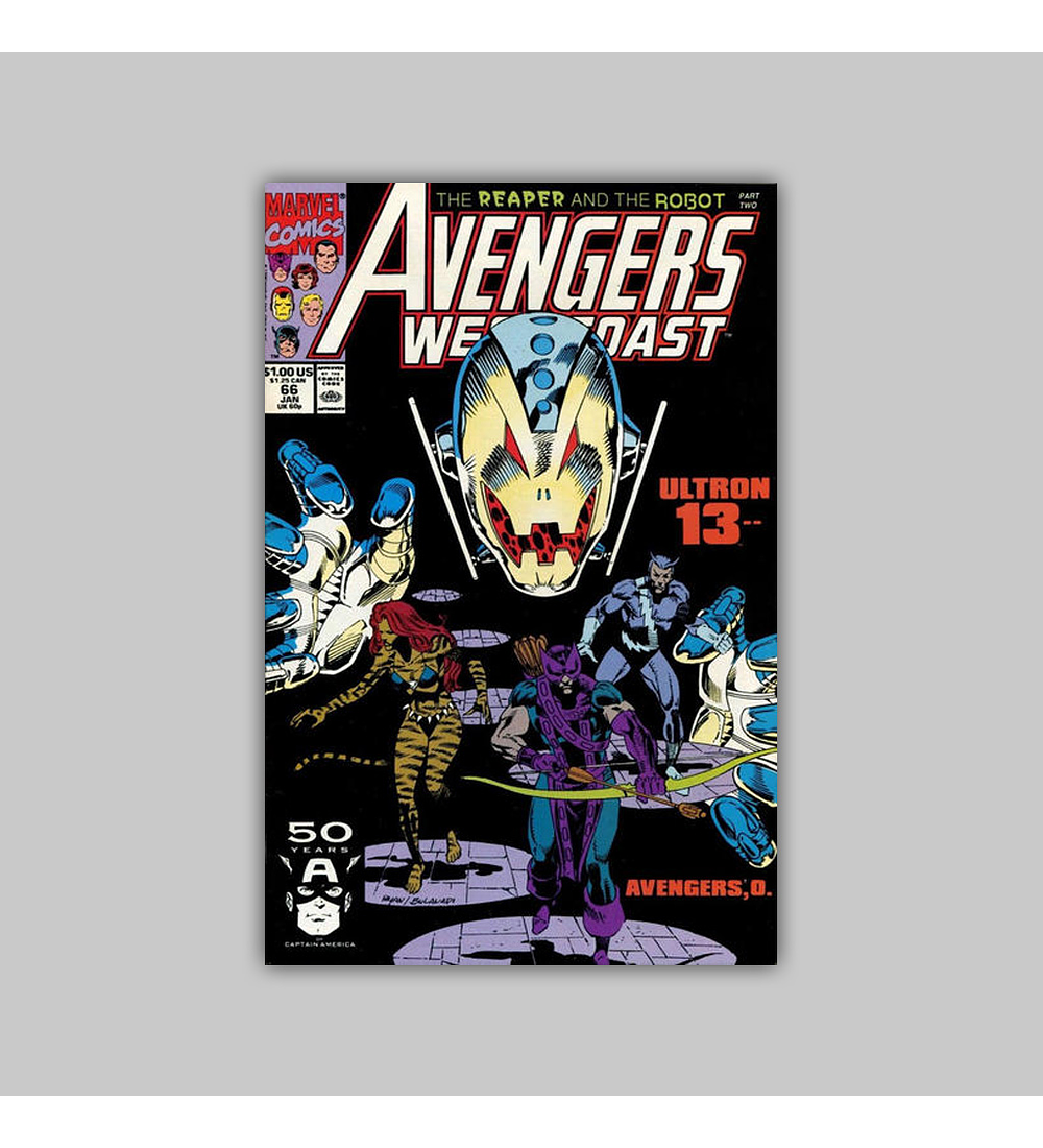 Avengers West Coast 66 1991