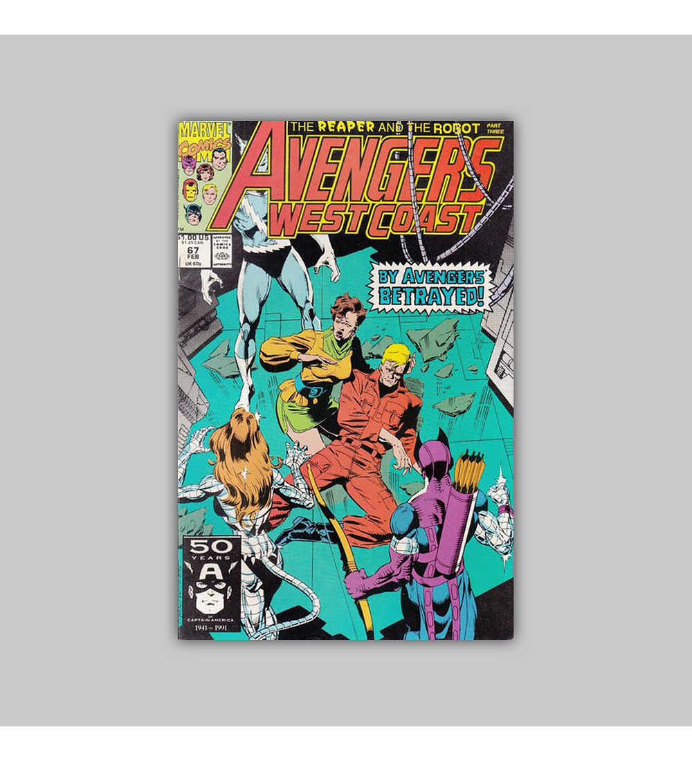 Avengers West Coast 67 1991