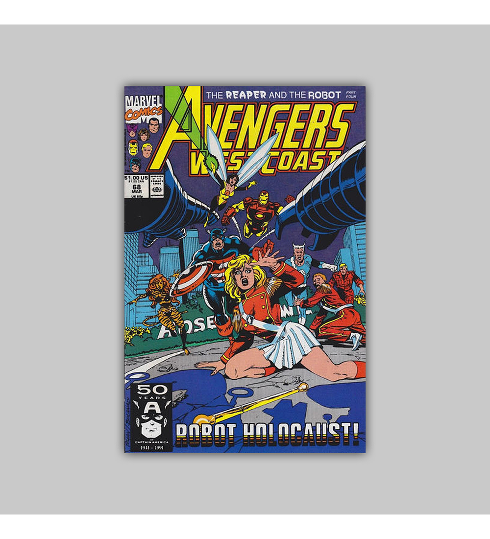 Avengers West Coast 68 1991
