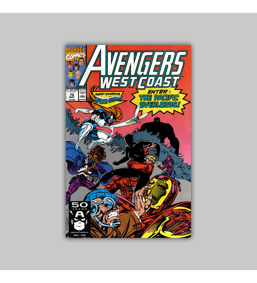 Avengers West Coast 70 1991