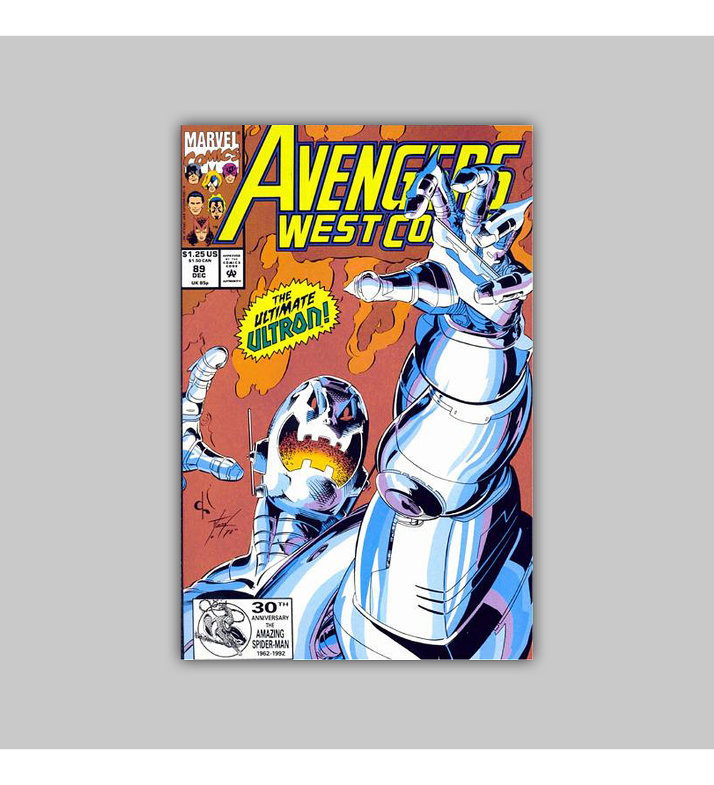 Avengers West Coast 89 1992