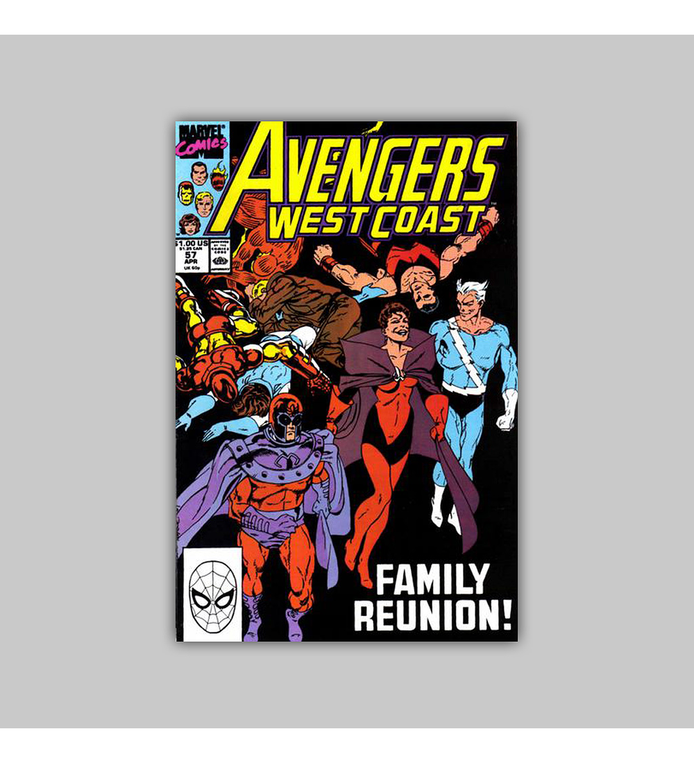 Avengers West Coast 57 1990