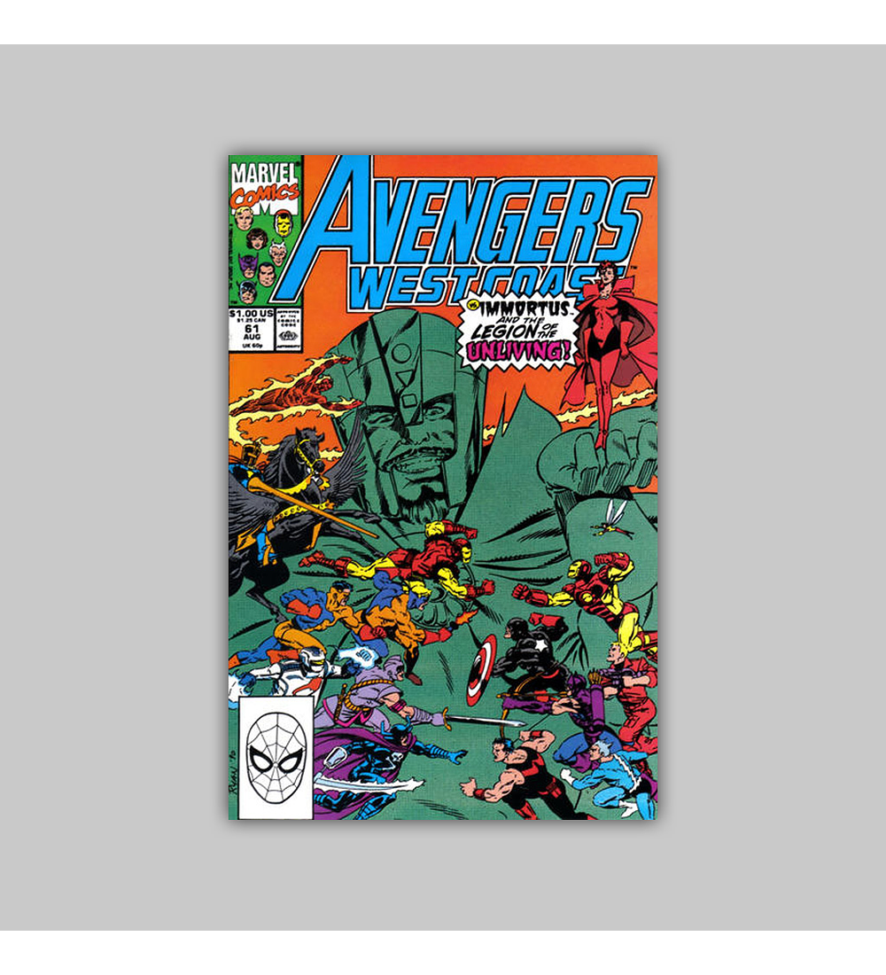 Avengers West Coast 61 1990