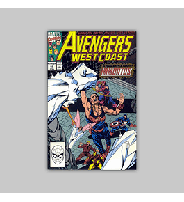 Avengers West Coast 62 1990