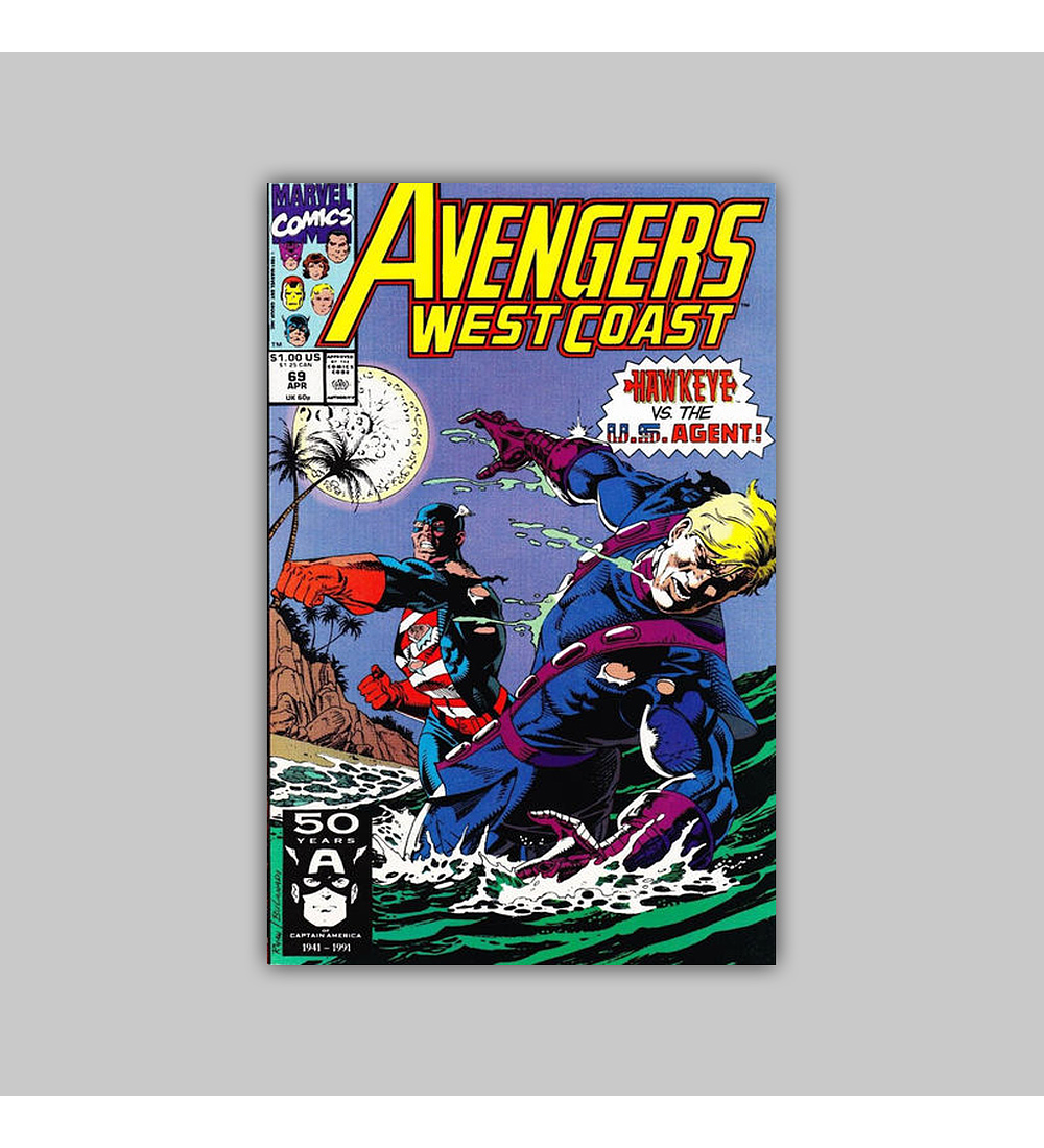 Avengers West Coast 69 1991