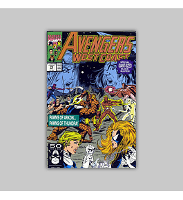 Avengers West Coast 75 1991