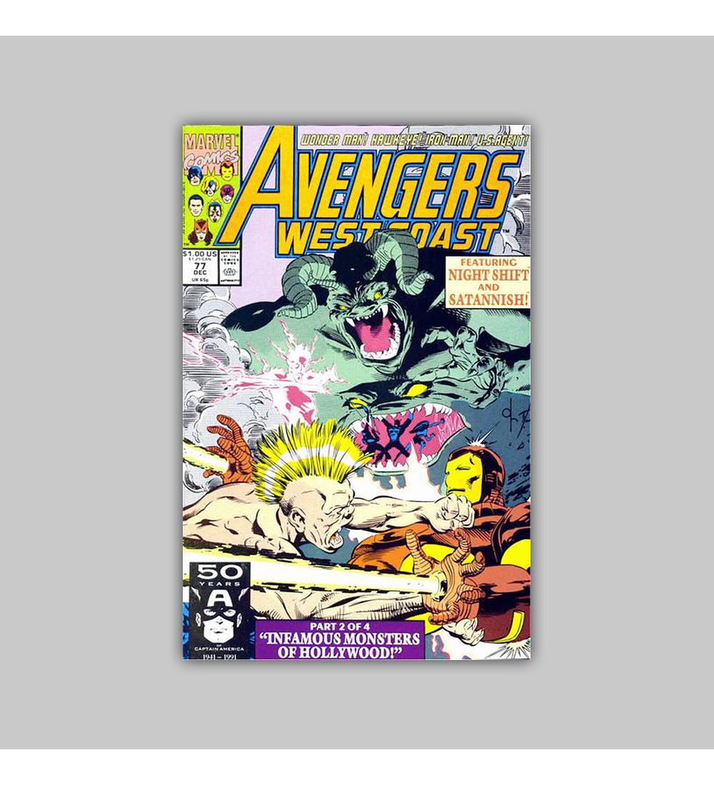 Avengers West Coast 77 1991
