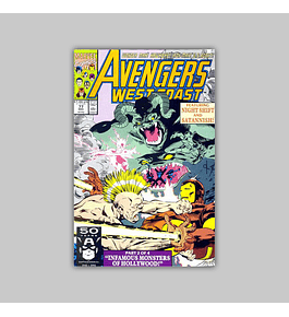 Avengers West Coast 77 1991