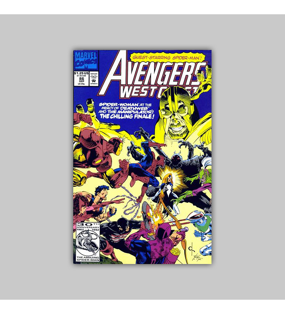 Avengers West Coast 86 1992