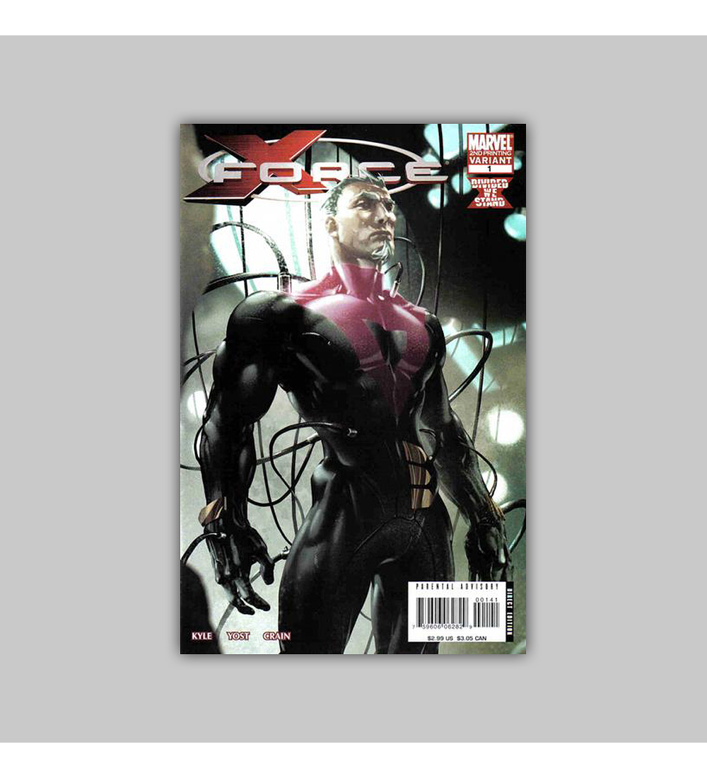 X-Force (Vol. 3) 1 2nd. Printing 2008