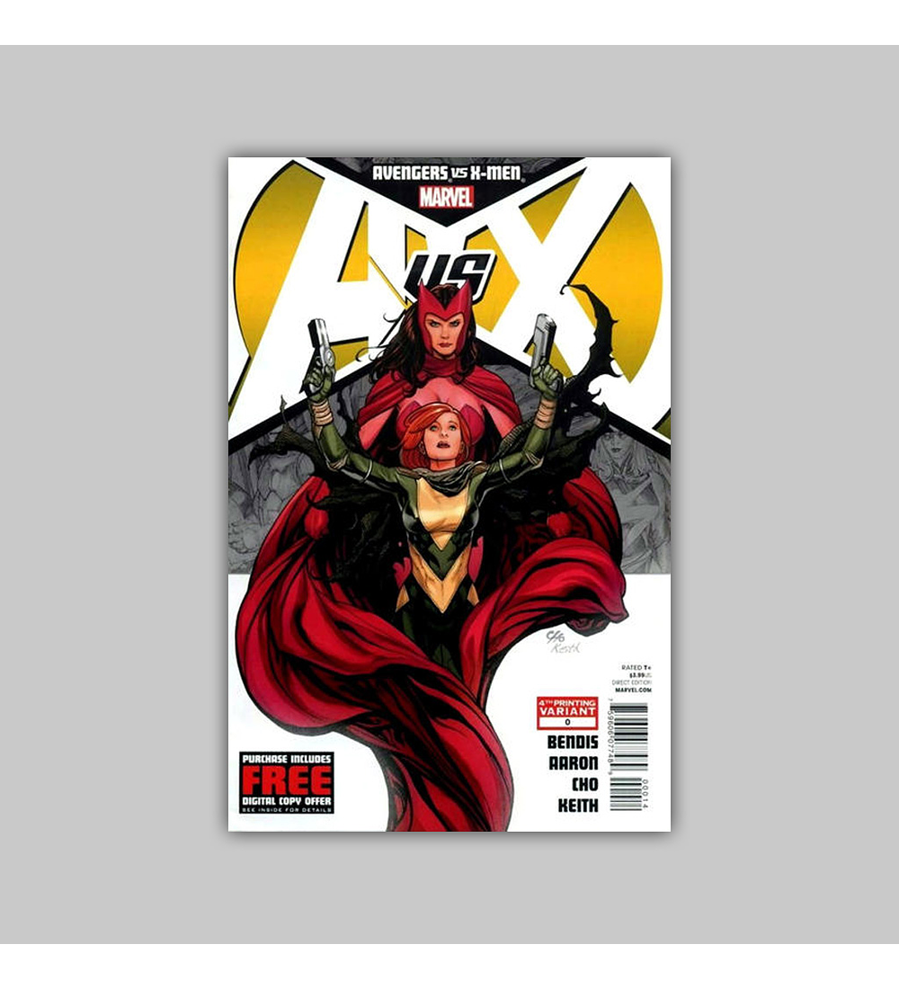 Avengers Vs. X-Men 0 4th printing 2012