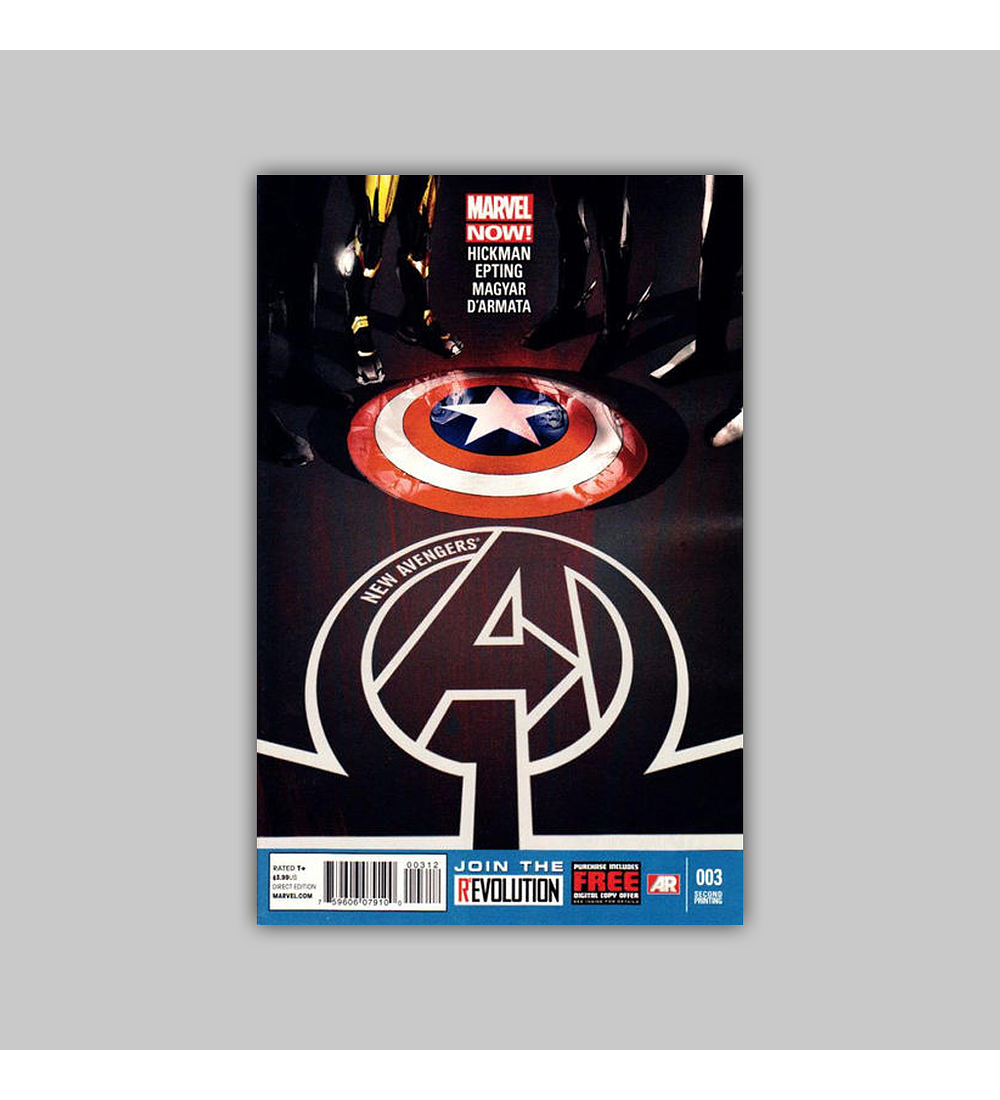 New Avengers (Vol. 3) 3 2nd printing 2013