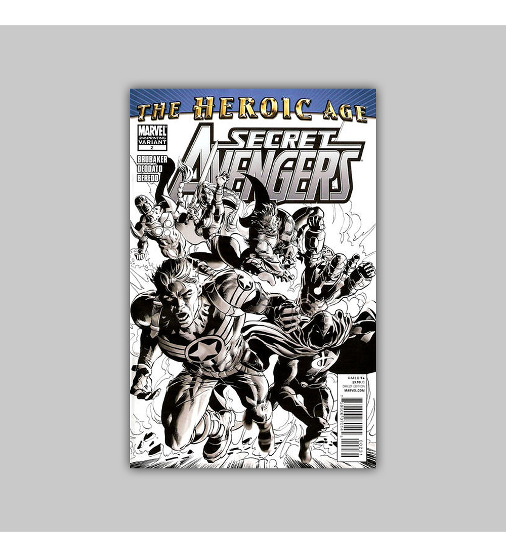 Secret Avengers 2 2nd printing 2010