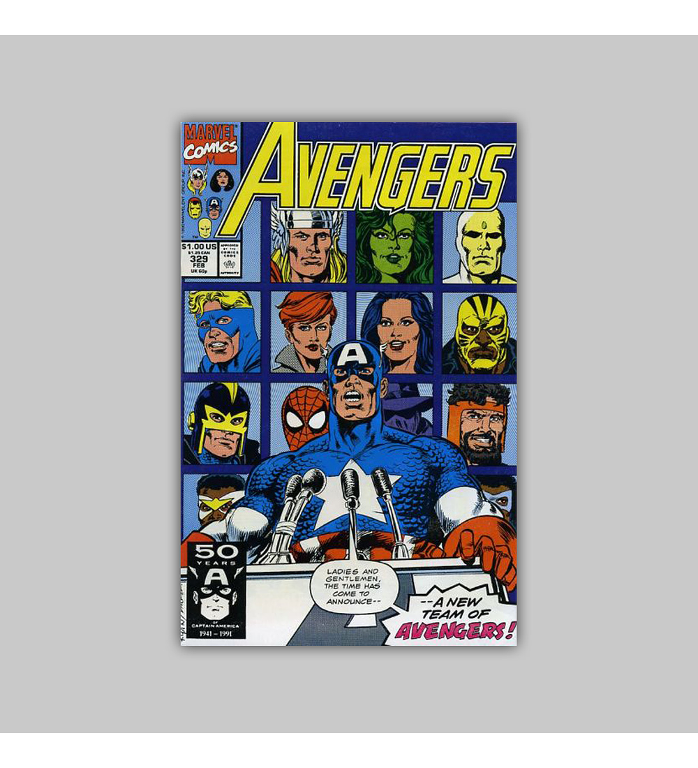 Avengers 329 1991