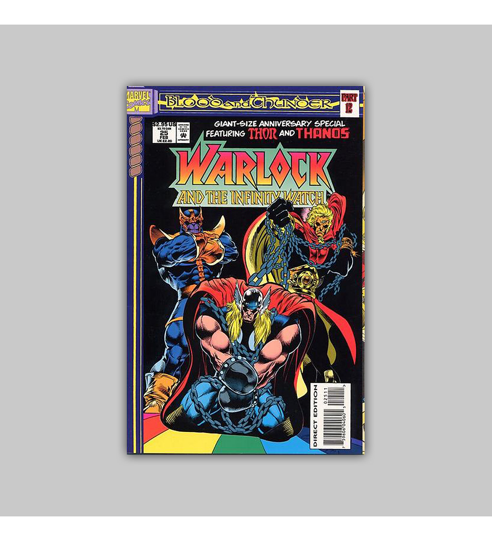 Warlock and the Infinity Watch 25 Die-Cut 1994