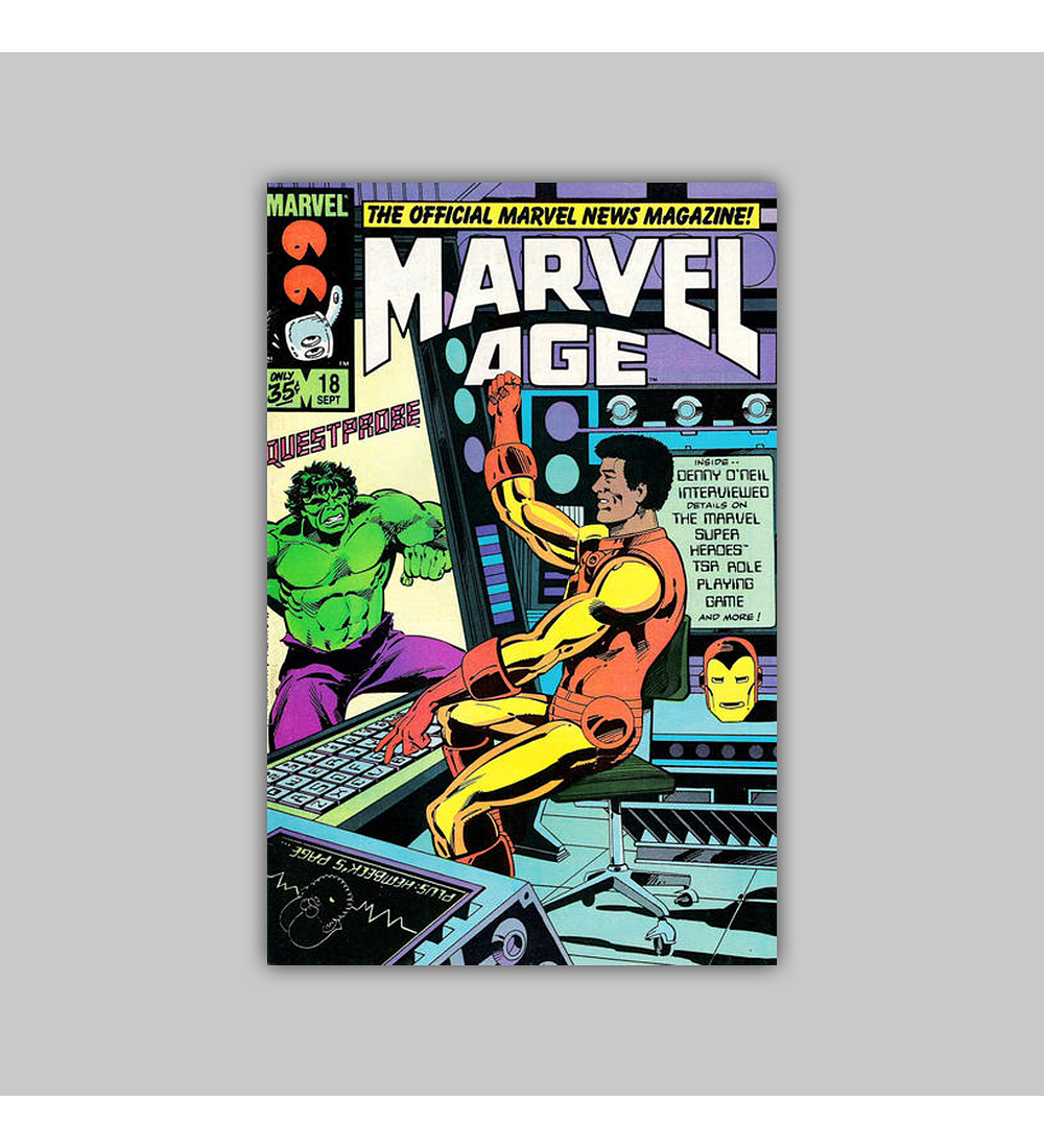 Marvel Age 18 1984