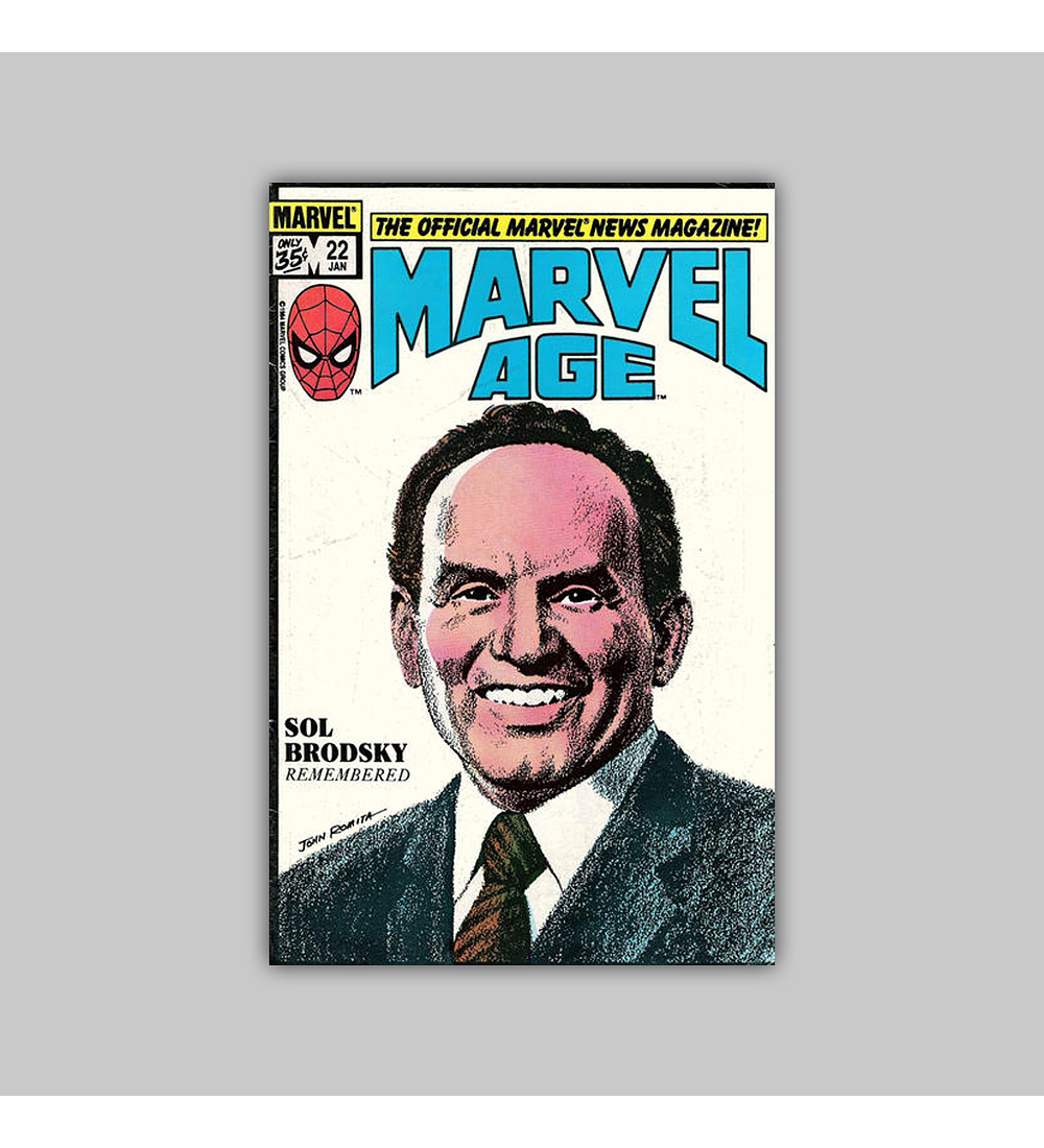 Marvel Age 22 1985