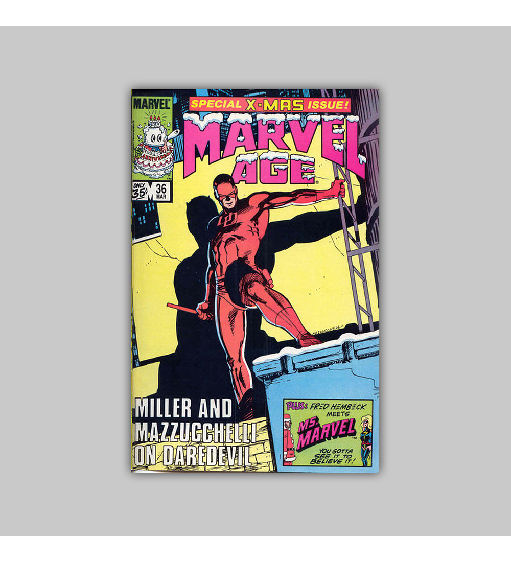 Marvel Age 36 1986