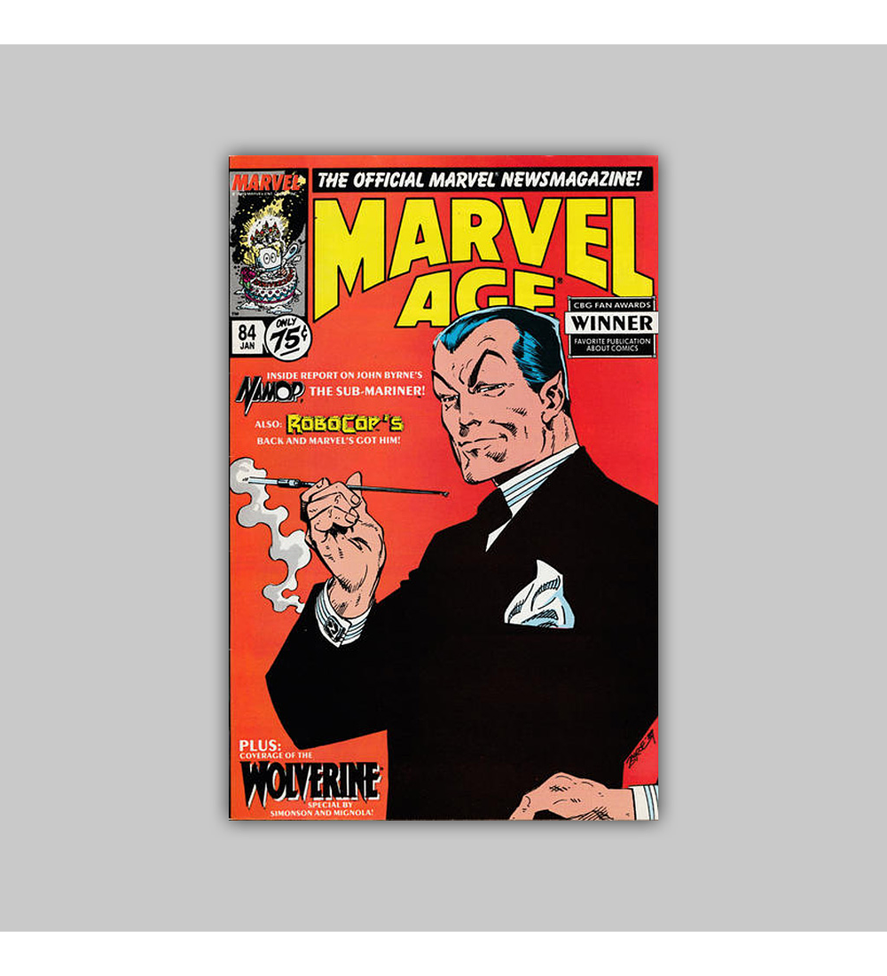 Marvel Age 84 1990