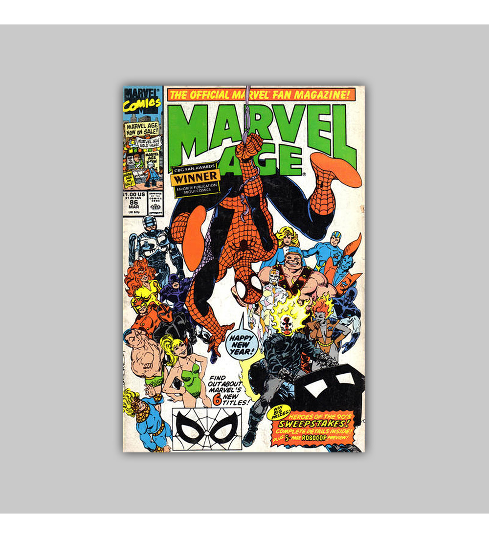 Marvel Age 86 1990