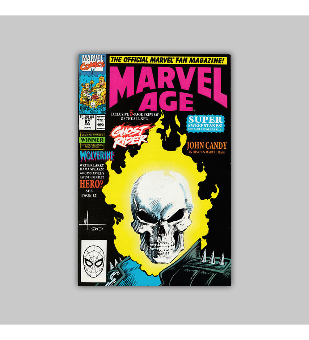 Marvel Age 87 1990