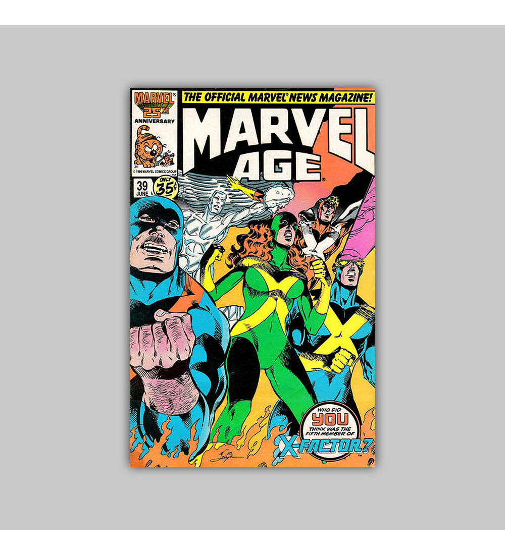 Marvel Age 39 1986
