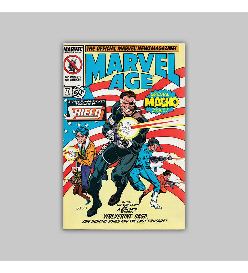 Marvel Age 77 1989