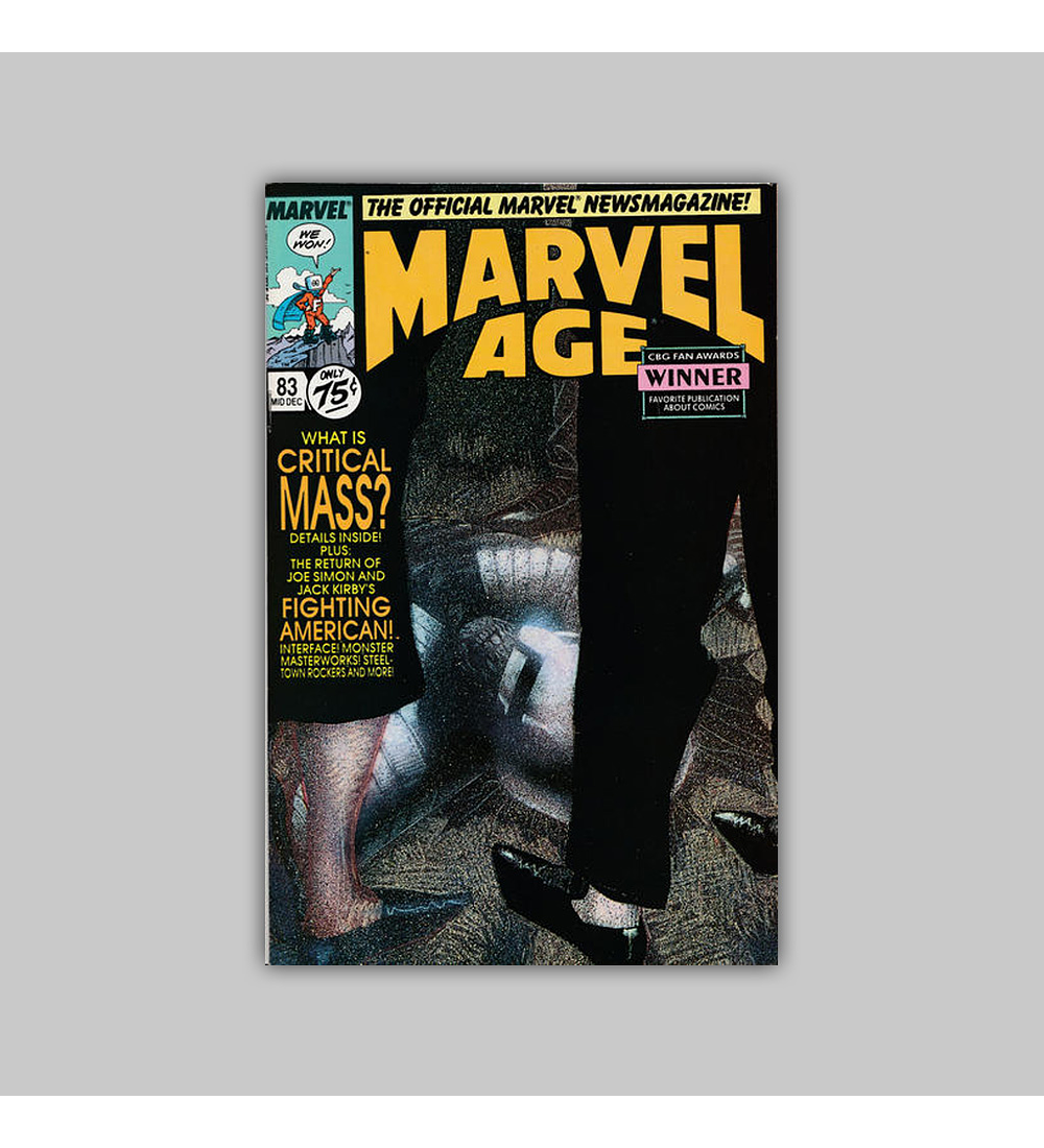 Marvel Age 83 1989