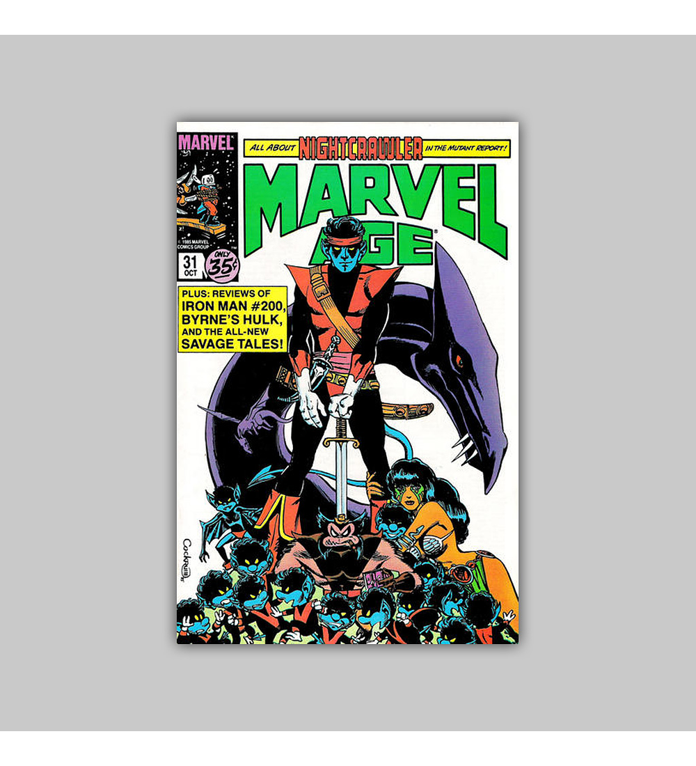 Marvel Age 31 1985