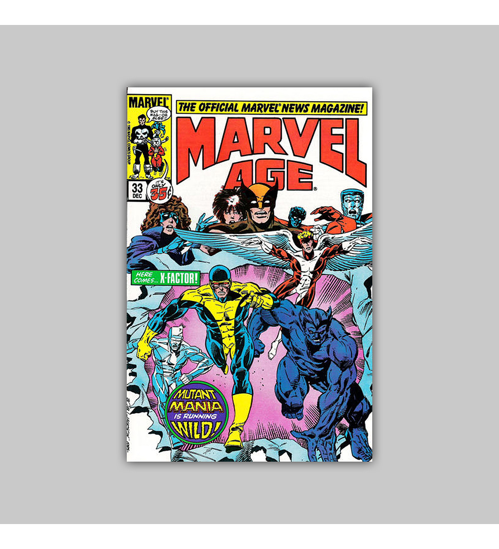 Marvel Age 33 1985