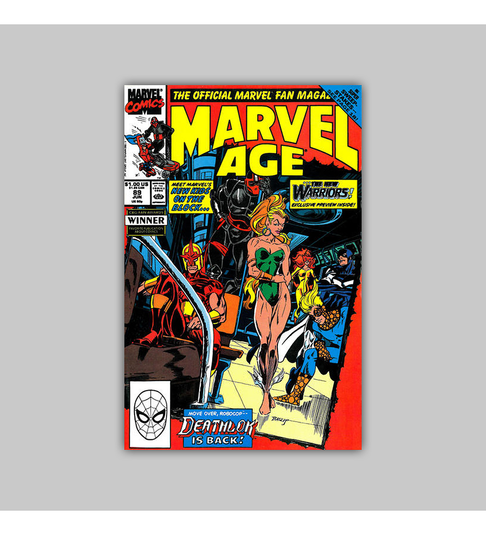 Marvel Age 89 1990