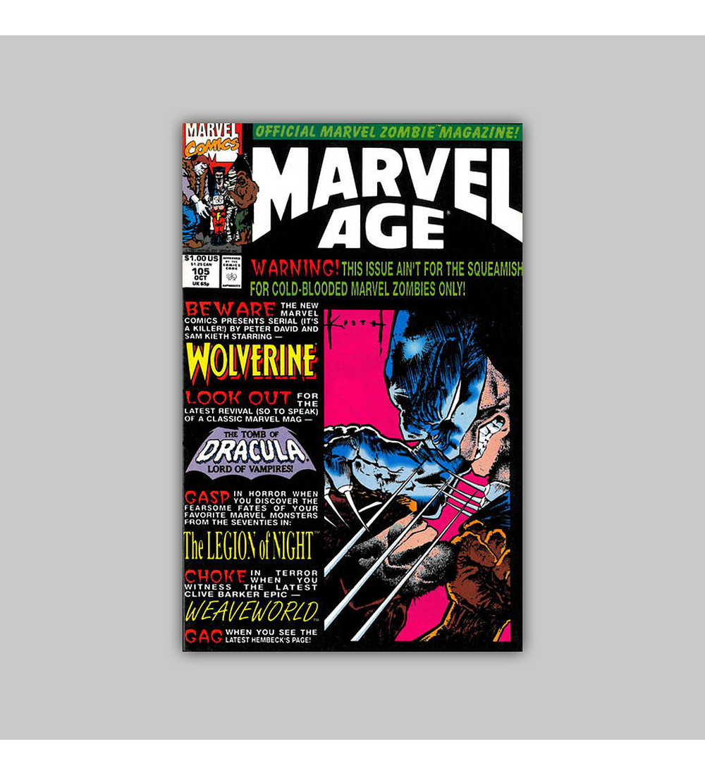 Marvel Age 105 1991