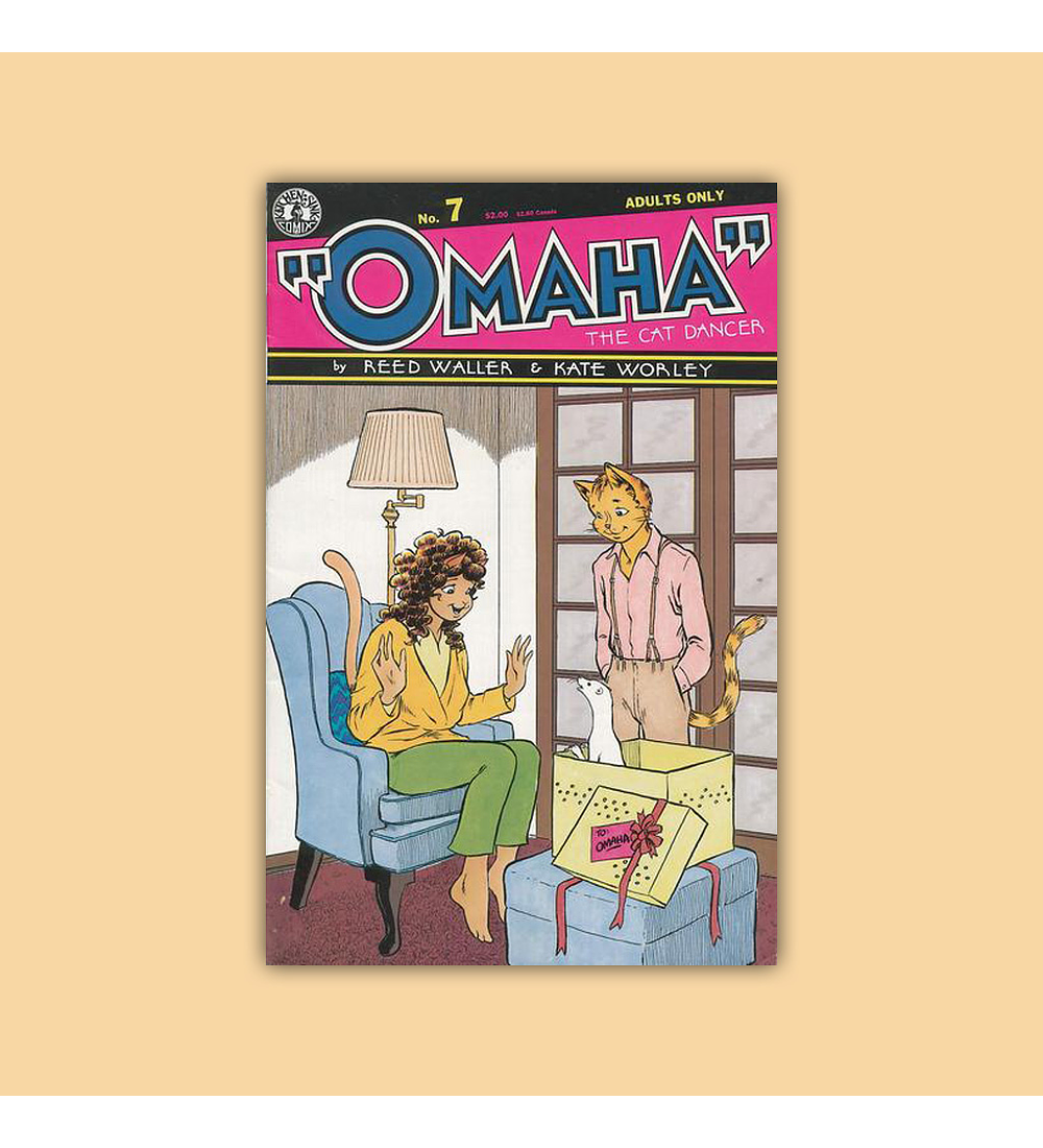Omaha the Cat Dancer 7 2nd printing 1988