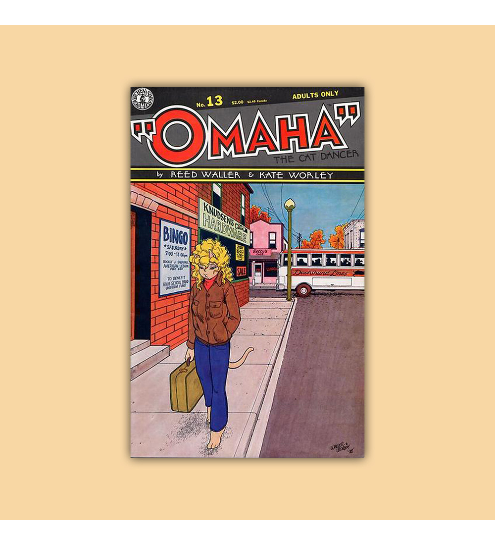 Omaha the Cat Dancer 13 1989