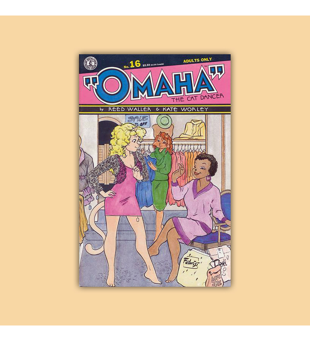 Omaha the Cat Dancer 16 1991