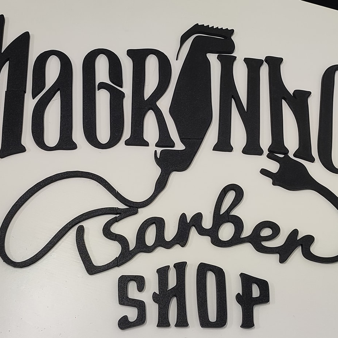 Letreiro MagrinhoZ BarberShop 1