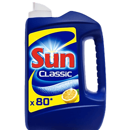 Sun Classic Limão Detergente em Pó para Máquina de Loiça - 80 Doses