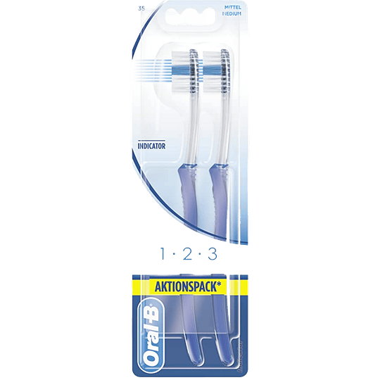 Oral-B Escova de Dentes Indicator - 2 Unidades