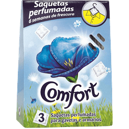 Comfort Saquetas Perfumadas para Armário 3un