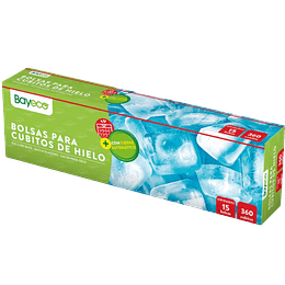 Bayeco Sacos para Cubos de Gelo - 15un x 24 Cubos