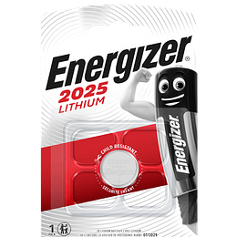 Energizer Pilhas de Lítio CR2025 - 1 Pilha