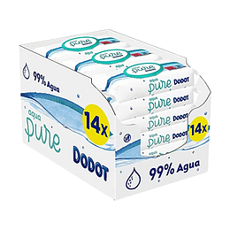 Pack Dodot Aqua Pure 672 Toalhitas